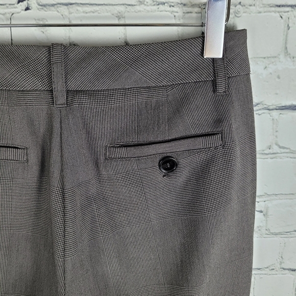 SILVIAN HEACH | tall long slim straight plaid trouser pants - Picture 1 of 9